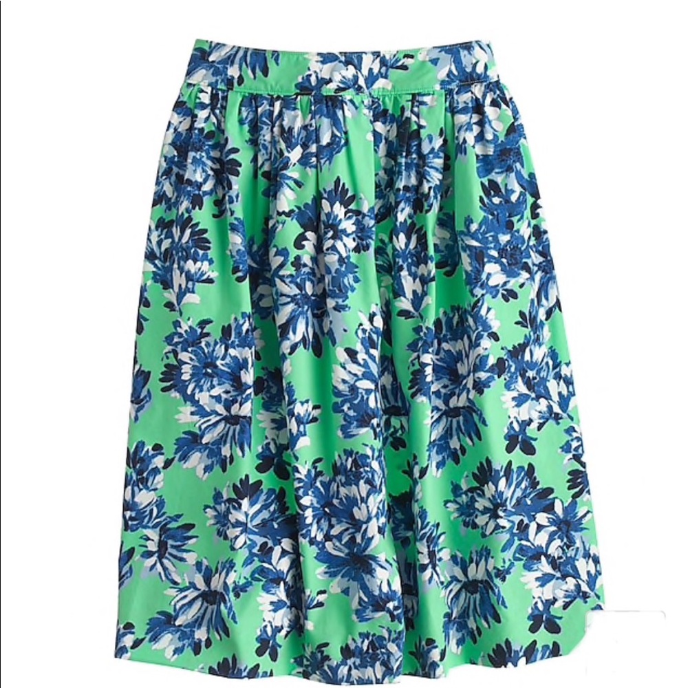 J. Crew Patio Skirt in photo floral